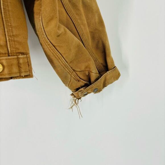 Vintage Carhartt J01 BRN Blanket Lined Detroit Jacket Brown Mens Size 48 - Picture 6 of 10
